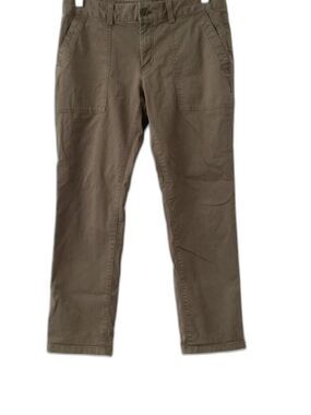 Gap Women's Olive Green Skinny Utility Pants (Size 8 Regular)